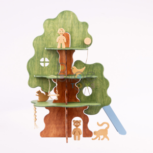 Tree House Set Beech Wood & Birch Plywood 10 - 14 Pieces