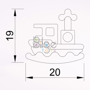 Ship Stability Set Beech Wood 10 - 14 Pieces