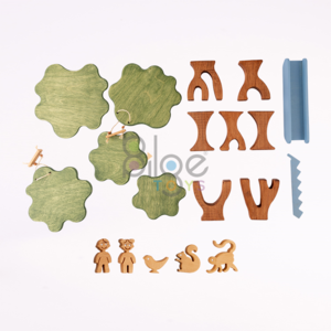 Moving Trees Balance Set Beech Wood & Birch Plywood 15 - 19 Pieces