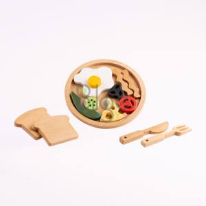 Breakfast Set Beech Wood 10 - 14 Pieces