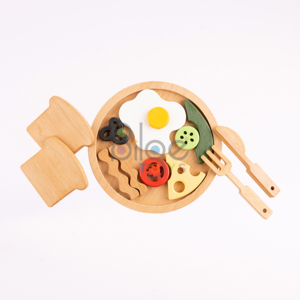 Breakfast Set Beech Wood 10 - 14 Pieces