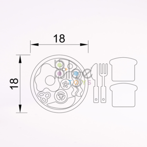 Breakfast Set Beech Wood 10 - 14 Pieces