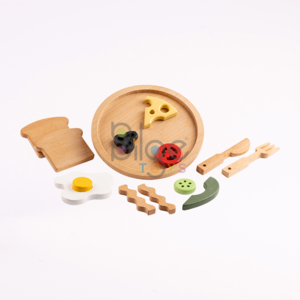 Breakfast Set Beech Wood 10 - 14 Pieces